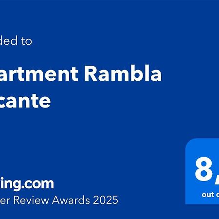 Apartment Rambla Alicante Eksteriør billede